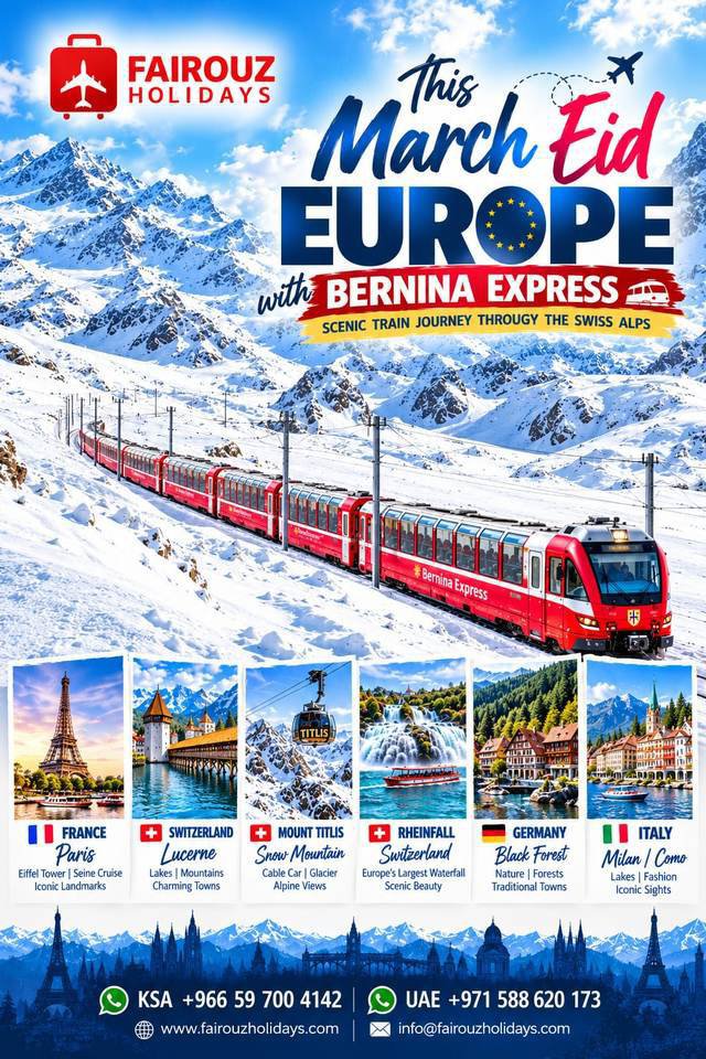 March Eid Europe with the Bernina Express